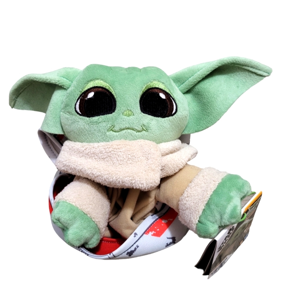 Star Wars The Child Grogu Hideaway Hover Pram Bounty Collection Plush Baby Yoda